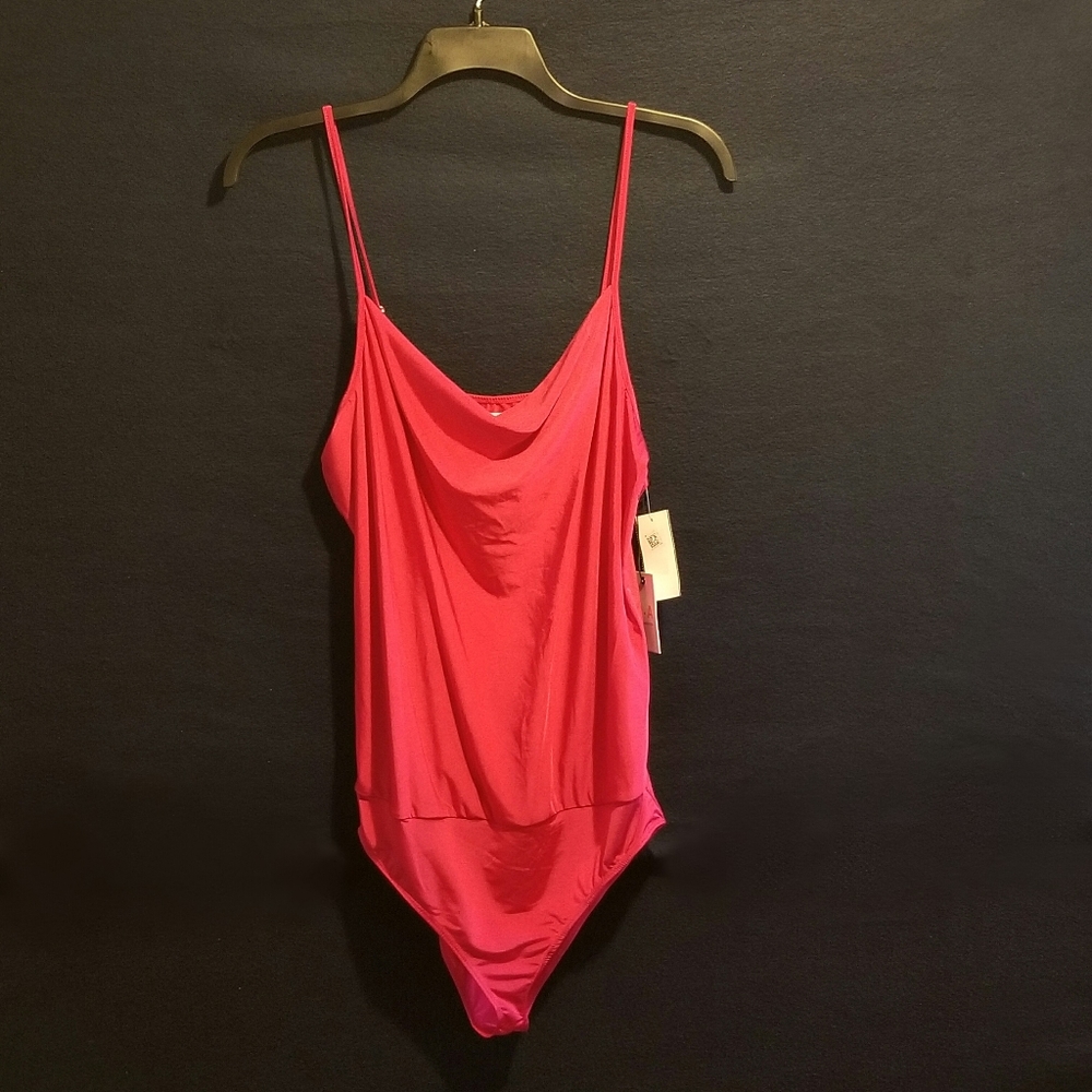 Q + A Los Angeles Cami Cowl Neck Bodysuit